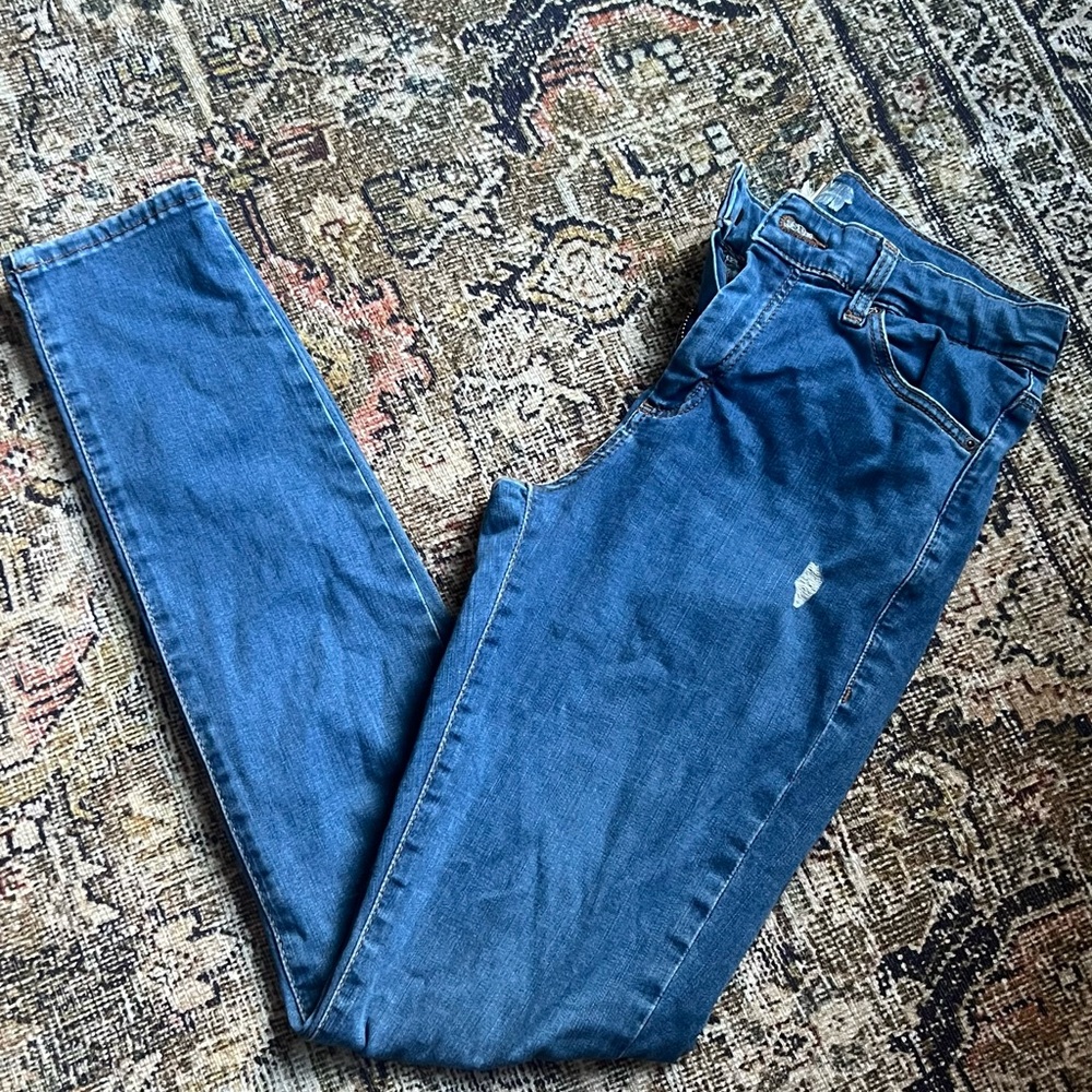 Topshop Leigh Moto Jeans